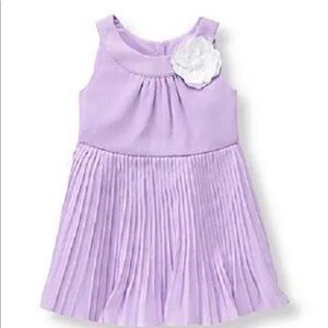 Janie And Jack pleated chiffon dress size 12
